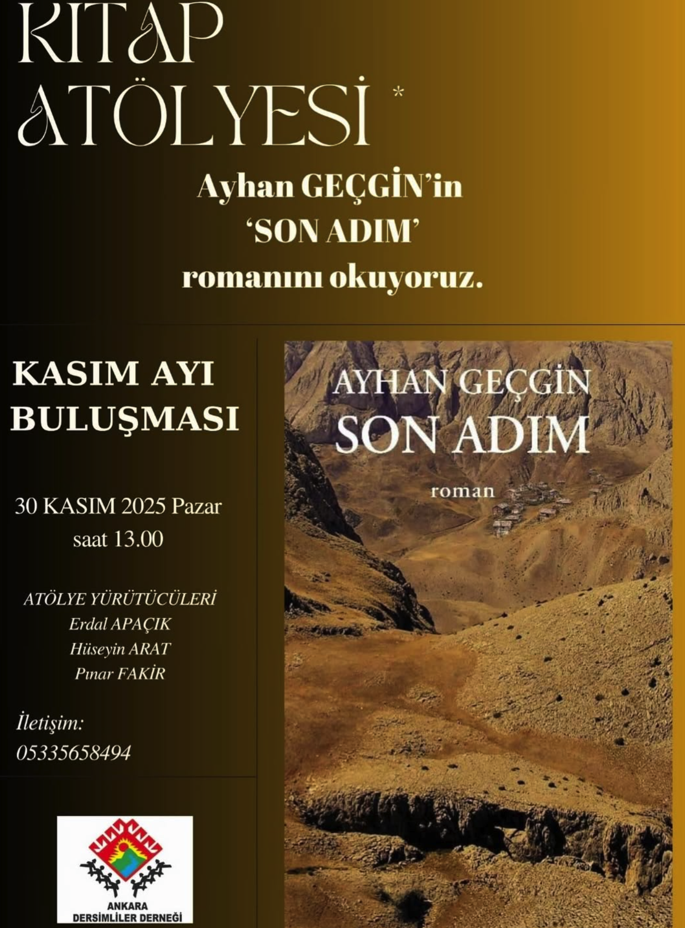 Kitap Atölyesi afişi 4